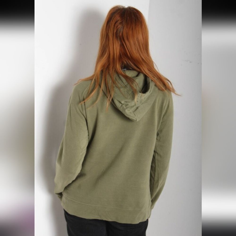The North Face Green Logo Hoodie - sz Large - Picture 3 of 7